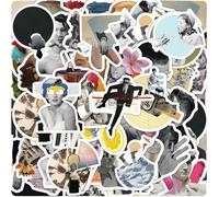 60 Pieces Abstract Art Collage Stickers, Aesthetic Vinyl Decals for Laptop, Guitar, Skateboard, Waterproof