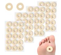 60 Pieces Corn Cushions, Soft Latex Foam Self Adhesive Callus Pads Corn Pads for Foot Toe Callus Anti Friction Reduce Foot and Heel Pain, Circle