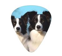 60 Pieces Guitar Picks Bulk, 3 Pcs Different Thickness Custom Guitar Picks with Storage Box, Collie Guitar Accessories, for Bass, Electric Guitar, Guitar Lovers