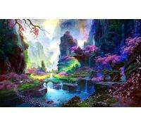 60 Pieces Jigsaw Puzzles for Adults,Family Challenging Puzzle Game,Fun Intellectual Art puzzles for Decompression and Home Decor Classic Fairytale Scenery(15.7x11 inch)