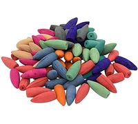 60 Pieces Mini Backflow Incense Cones Mixed Natural Scents Incense Cone for Patio Incense Deodorization Rituals Lovely and practical