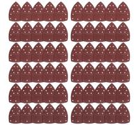 60-Pieces Sanding Pads, Assorted 40/60/80/120/180/240 Grit Multi Tool Mouse Sander Pads, Sand Paper for Electric Sander