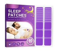 60 Pieces Sleep Patches，Natural Sleep Patches for Adults，Insomnia Relief with Men and Women，Sleep Stickers to Improve Sleep Quality，Two Sleep Aid Patches for Free（Purple）