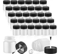 60 Pieces Touch Up Paint Bottles 30 Ml Empty Touch Up Paint Container with Brush & Mixing Ball for Chip Repair Car