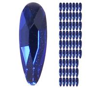 60 piezas de Diamantes de imitación de uñas con purpurina de Cristal Brillante, accesorios de uñas DIY, herramienta de manicura, decoración transparente para arte de uñas, 6 (616)