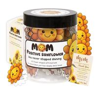 60 Positive Sunflower Cards, Affirmation Cards for Women, Mothers Day Gifts from Daughter or Son, Sunflower Gifts for Mom, Inspirational Messages for Mothers, Wife, Grandma