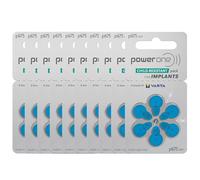 60 Powerone Mercury Free Hearing Aid Batteries Size: 675P Cochlear Implant by Power One