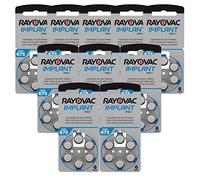 60 RAYOVAC IMPLANT PRO SIZE 675 MF PR44 BATTERIES HEARING AID COCHLEAR IMPLANTS
