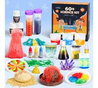 60+ Science Experiment Kit for Kids Ages 5-6-7-8, STEM Educational Science Gifts for Kids, First Science Kit for Boys Girl Birthday