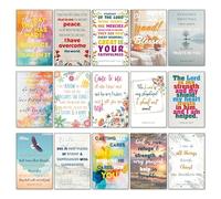 60 Scripture Cards with Bible Verses - Christian Gift for Women, Men, Children | 85x55mm Faith Cards for Daily Devotionals, Prayer Groups, Bible Study, Inspirational