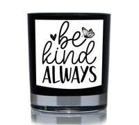 60 SECOND MAKEOVER Be Kind Always 20cl Candle in Black 60 SECOND MAKEOVER Black