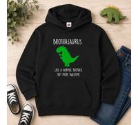 60 SECOND MAKEOVER Black Brother Dinosaur Hoodie | Size: 1-2 Years 60 SECOND MAKEOVER Black 1-2 Years