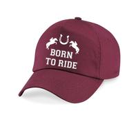 60 SECOND MAKEOVER Born To Ride Baseball Cap in Brown 60 SECOND MAKEOVER Brown One Size