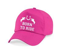 60 SECOND MAKEOVER Born To Ride Baseball Cap in Pink 60 SECOND MAKEOVER Pink One Size