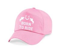 60 SECOND MAKEOVER Born To Ride Baseball Cap in Pink 60 SECOND MAKEOVER Pink One Size
