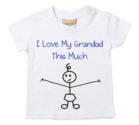 60 Second Makeover Limited Boys I Love My Grandad This Much Tshirt 3-4 Years White