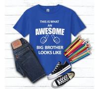 60 SECOND MAKEOVER Boy's This is What An Awesome 1 Year Old Looks Like T-Shirt in Blue | Size: 18-24 m 60 SECOND MAKEOVER Blue 18-24 m