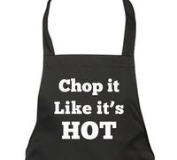 60 SECOND MAKEOVER Chop It Like Its Hot Black Apron 60 SECOND MAKEOVER Black