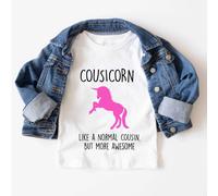 60 SECOND MAKEOVER Cousicorn Cousin T-Shirt in White | Size: 9-11 Years 60 SECOND MAKEOVER White 9-11 Years
