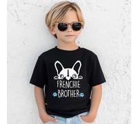 60 SECOND MAKEOVER Frenchie Brother T-Shirt in Black | Size: 2-3 Years 60 SECOND MAKEOVER Black 2-3 Years