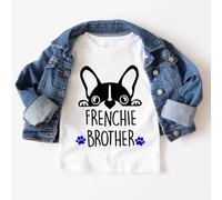 60 SECOND MAKEOVER Frenchie Brother T-Shirt in White | Size: 2-3 Years 60 SECOND MAKEOVER White 2-3 Years