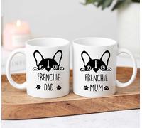 60 Second Makeover Limited Frenchie Mum Dad Mug Set Couples French Bull Dog Owners French Bulldogs Frenchie Gifts Present Christmas Birthday Mothers Day Fathers Day