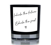 60 SECOND MAKEOVER Funny Candle Inhale Future Exhale Past Gift 20 andle in Black 60 SECOND MAKEOVER Black