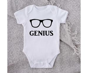 60 SECOND MAKEOVER Genius Bodysuit Baby Grow in White | Size: 12-18 m 60 SECOND MAKEOVER White 12-18 m