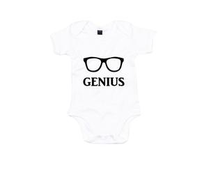 60 SECOND MAKEOVER Genius Bodysuit Baby Grow in White | Size: 6-12 m 60 SECOND MAKEOVER White 6-12 m