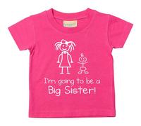 60 SECOND MAKEOVER Girl's I'm Going To Be a Big Sister Pink T-Shirt | Size: 9-11 Years 60 SECOND MAKEOVER Pink 9-11 Years