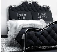 60 SECOND MAKEOVER I Am A Geek I Love Geeks Black Pillowcases 60 SECOND MAKEOVER Black
