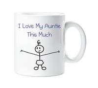 I Love My Auntie This Much Boys Mug 60 SECOND MAKEOVER White One Size