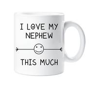 60 Second Makeover Limited I Love My Nephew This Much Mug Friend Auntie Uncle Birthday Gift Christmas Novelty Humour Funny Fathers Day Mothers Day
