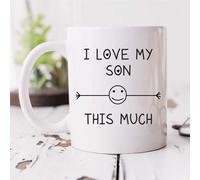 60 SECOND MAKEOVER I Love My Son This Much Mug in White 60 SECOND MAKEOVER White