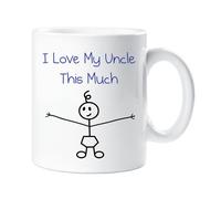 60 Second Makeover Limited I Love My Uncle This Much Boys Mug Fathers Day Nephew Gift Daddy Birthday