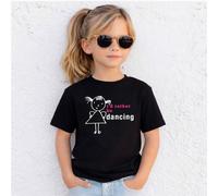 60 SECOND MAKEOVER I'd Rather Be Dancing T-Shirt in Black | Size: 14-15 Years 60 SECOND MAKEOVER Black 14-15 Years