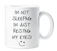 60 Second Makeover Limited I'm Not Sleeping I'm Just Resting My Eyes Mug Sarcasm Sacrastic Friend Gift Cup Birthday Christmas