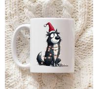 60 SECOND MAKEOVER Karelian Bear Dog Christmas Lights Mug in White 60 SECOND MAKEOVER White