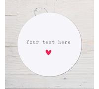 60 Second Makeover Limited 25 x Personalised Business Labels Branded Customised Stickers for Small Business Supplies Personalised Labels Waterproof Vinyl Stickers Small 4.5cm