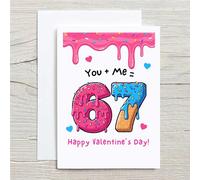 60 Second Makeover Limited 67 Valentines Card You And Me 6 7 Six Seven Meme Greeting Boyfriend Girlfriend Galentines Card For Best Friend Bestie BFF Bestfriend