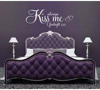 60 Second Makeover Limited Always Kiss Me Goodnight V4 Bedroom Wall Sticker