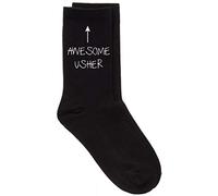 60 Second Makeover Limited Awesome Usher Black Calf Socks Fathers Day Birthday Wedding Accessories Groomsmen Gifts Wedding Socks Marriage Groom One Size