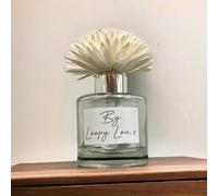 60 Second Makeover Limited Baby Powder Luxury Flower Diffuser Highly Fragranced Scented Glass With Flower