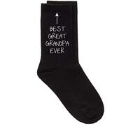 60 Second Makeover Limited Best Great Grandpa Ever Black Calf Funny Socks Birthday Socks Mens Birthday Novelty Gifts Fathers Day Great Grandparents Gifts For Grandpa Grandad One Size