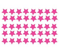 60 Second Makeover Limited Big Pack of 40 Vinyl Star Stickers Car Bike Scooter Helmet Decal Graphic Laptop Decorative Window