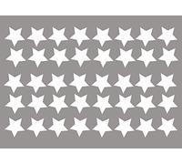 60 Second Makeover Limited Big Pack of 40 Vinyl Star Stickers Car Bike Scooter Helmet Decal Graphic Laptop Decorative Window