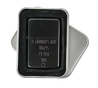 60 Second Makeover Limited Black Flip Lighter If Grandad Were Bogeys I'd Pick You Engraved Funny Gifts For Men Refillable Lighters Presents For Grandad Fathers Day