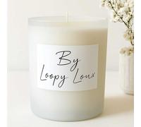 60 Second Makeover Limited Blue Bleach 20cl Candle Hand Poured Quality Highly Fragranced Scented Candles Gifts for Women Home Fragrance Gift New Home Candel - White - No Lid