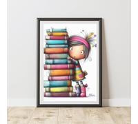 60 Second Makeover Limited Books Bookish Print Wall Art Posters Cute Room Decor Poster Wall Pictures Nursery Decor Bedroom Accessories Picture - A5