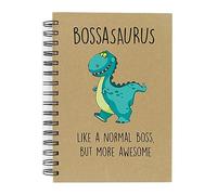 60 Second Makeover Limited Bossasaurus Like A Normal Boss But More Awesome A5 Kraft Notebook Lined Pad